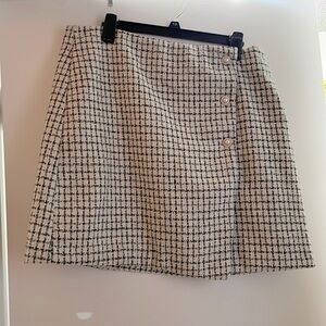 Marc New York black and white tweed skirt, Size 14